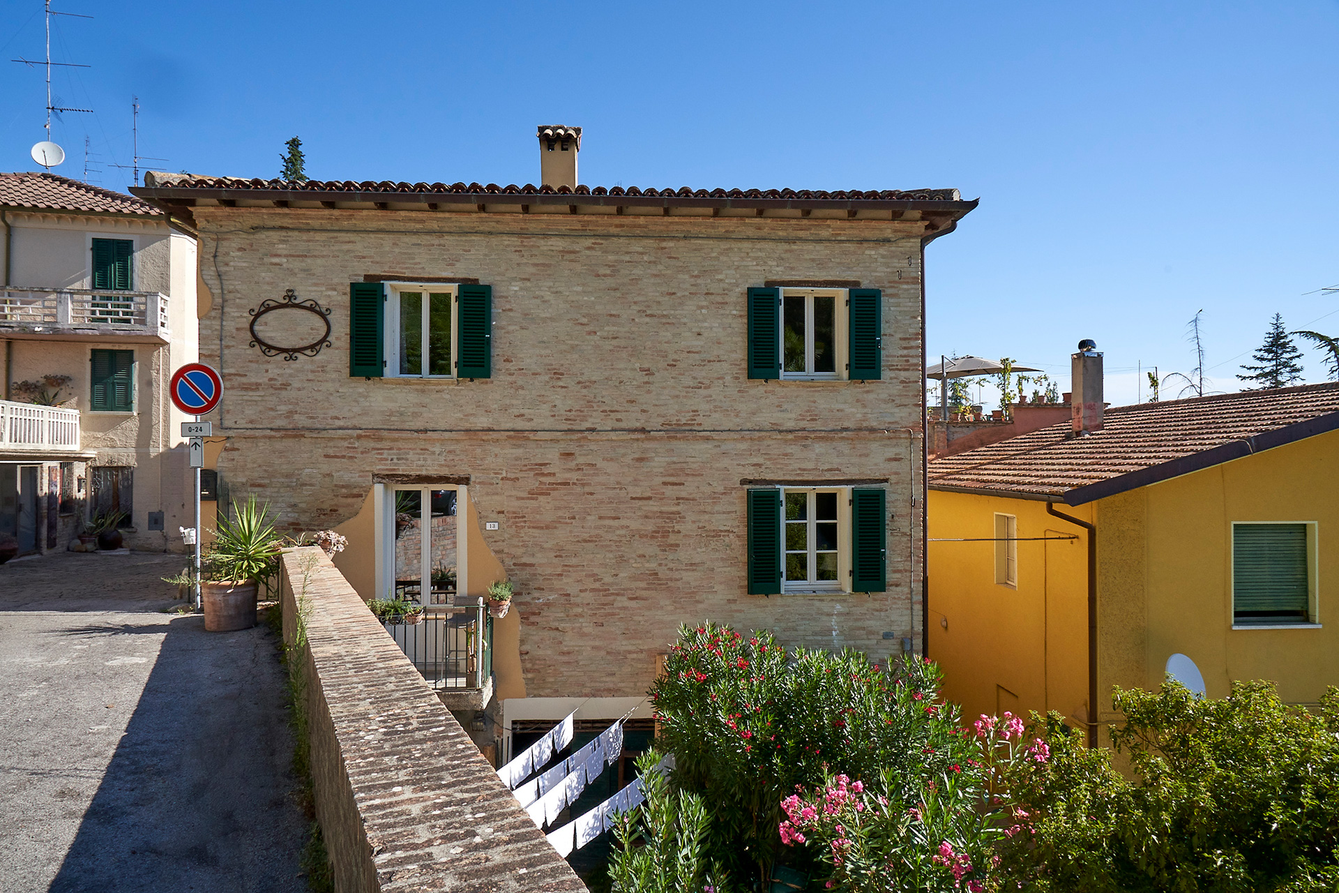 Villa Cartoceto – Front of the villa